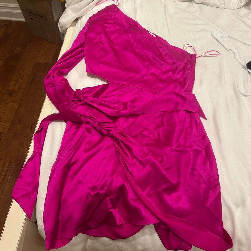 Amanda Uprichard pink dress